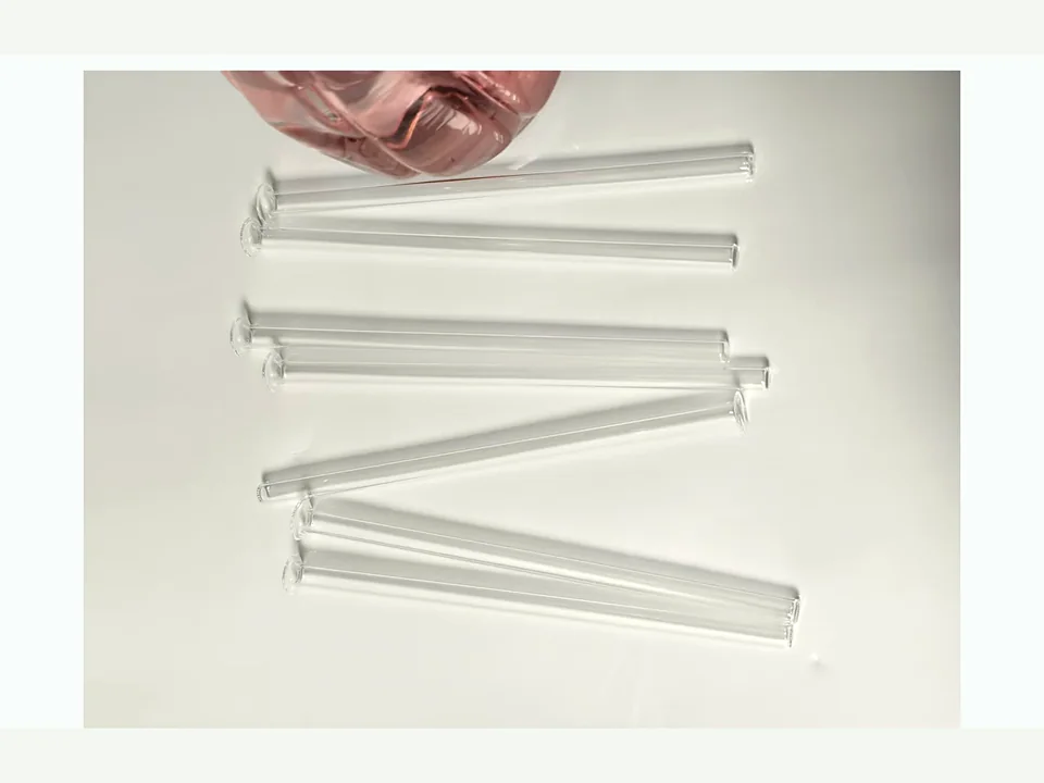 Representative WONIK precision quartz tube and handling component — detail view