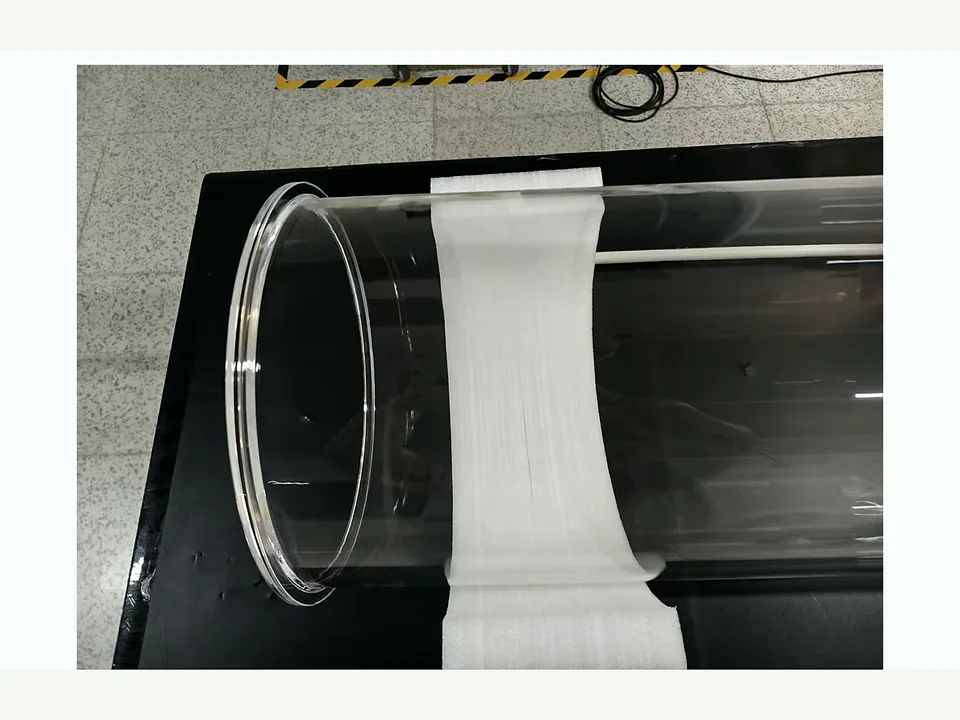 Representative WONIK quartz process tube for service evaluation