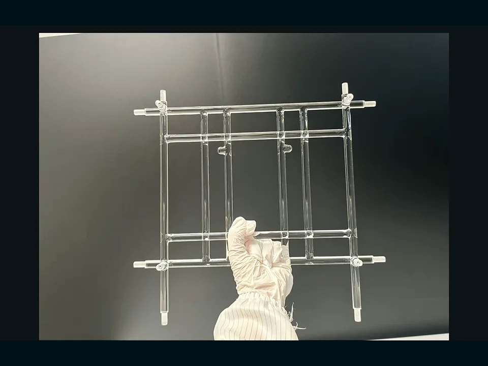 Representative WONIK quartz support and carrier structure